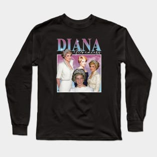 Princess Diana Homage Vintage Long Sleeve T-Shirt